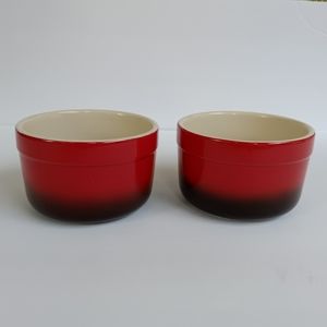 Denby 4" Oven to Table Creme Brulee / Souffles / Ramekins - Set of 2
